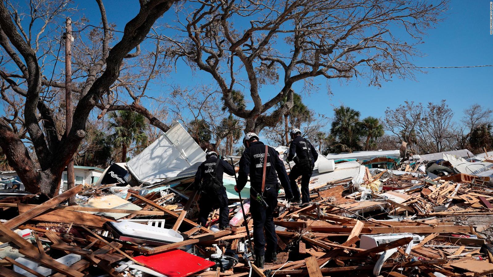 The search for survivors continues in Florida after Ian’s destruction