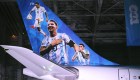 This is the plane that will take Argentines to the World Cup