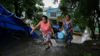 Así quedó una localidad en El Salvador tras tormenta Julia