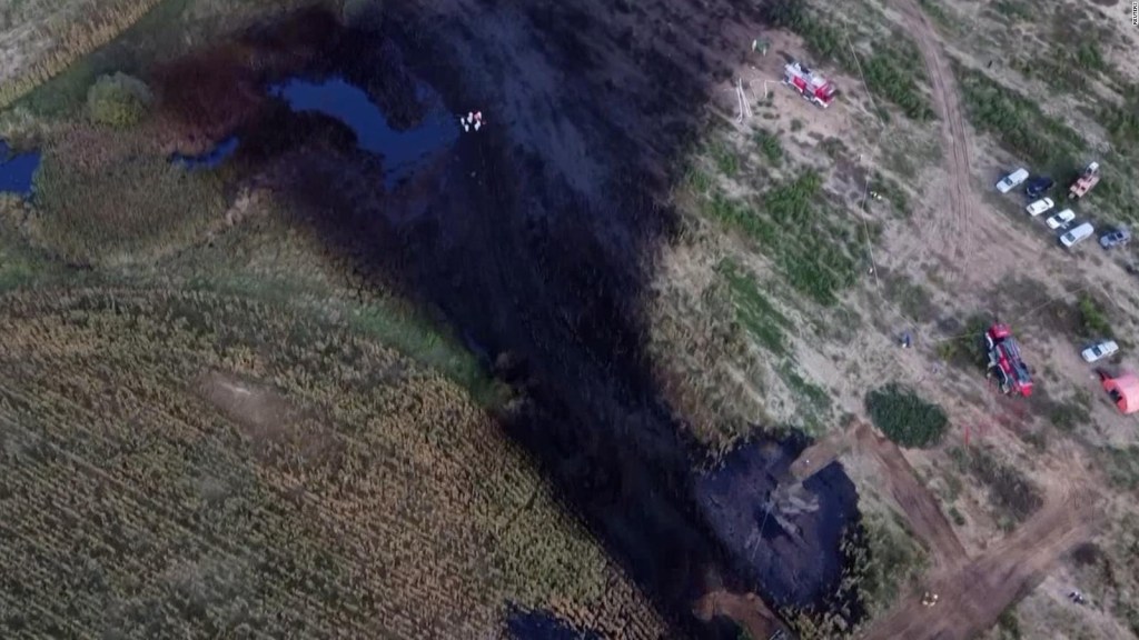 Así es el impactante derrame de petróleo ruso en Polonia