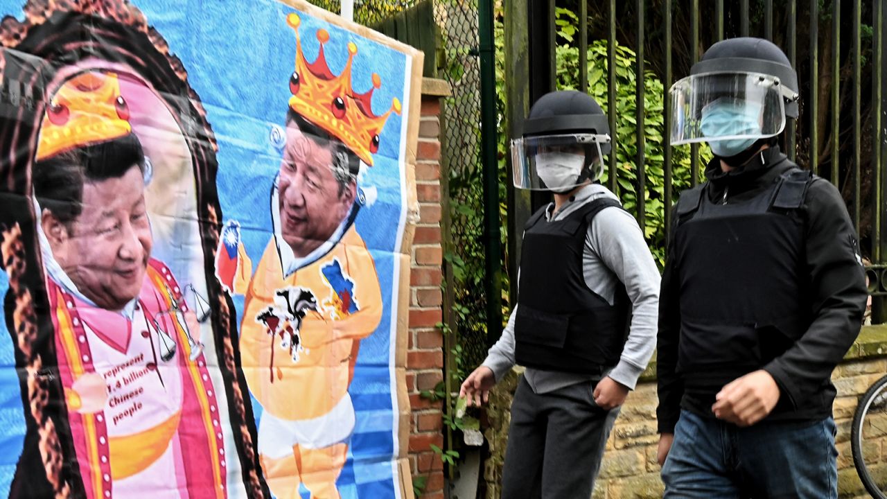 pancartas protesta manifestante hong kong manchester