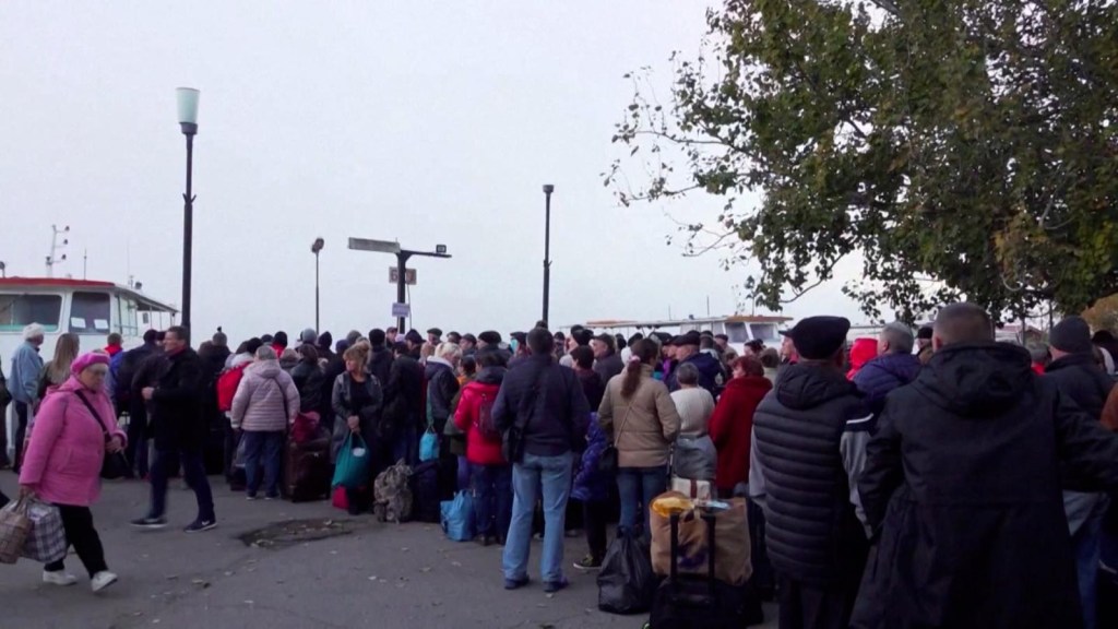 This is the desperate situation of the evacuated residents of Kherson