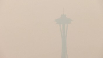Las impactantes imágenes del humo por los incendios en el estado de Washington