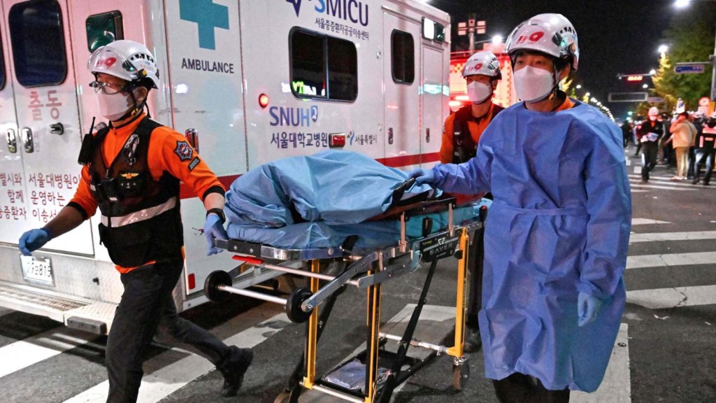 At least 126 dead and 150 injured leave Seoul's Halloween celebrations