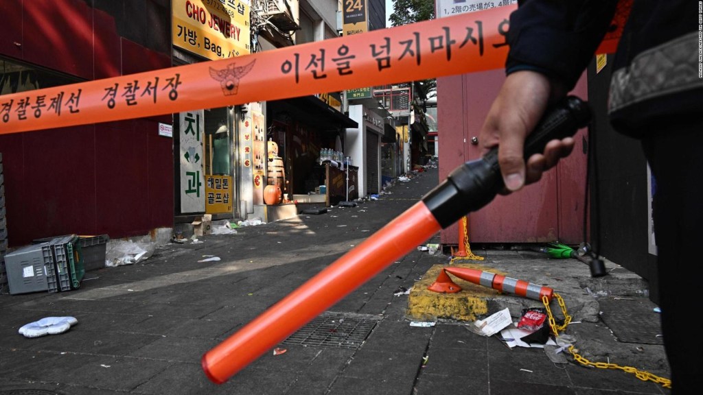 Así es un callejón de la tragedia en Corea del Sur