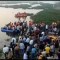 Drone capturó rescate en puente colapsado en India