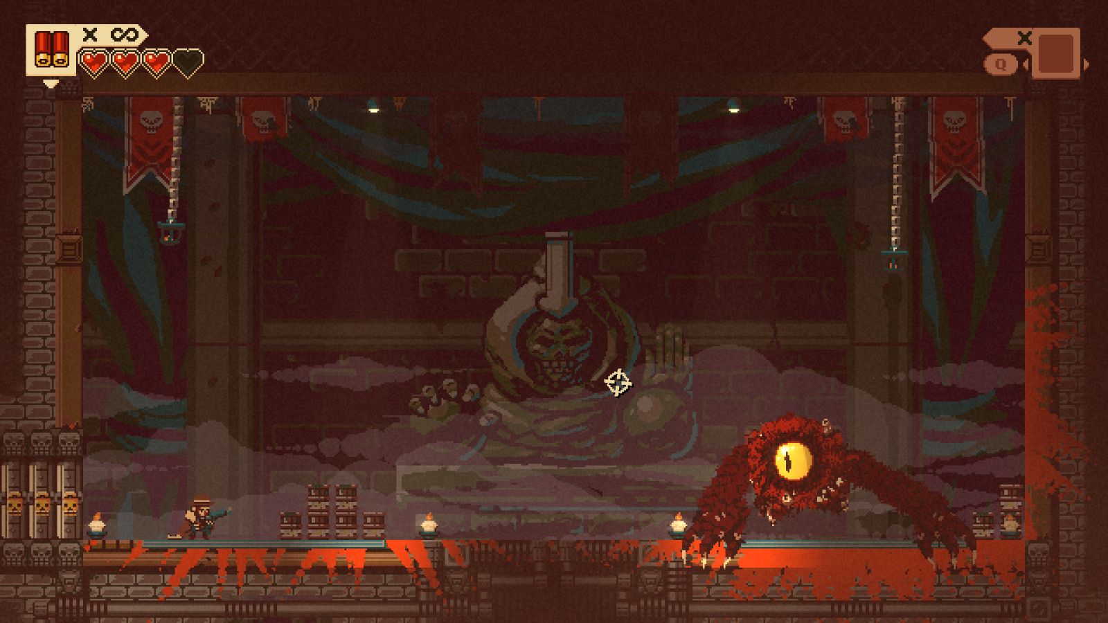 Captura de pantalla del videojuego 'Gunbrella'