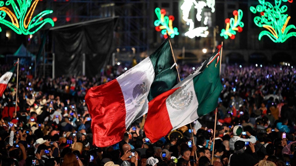 Celebraciones del Día de la Independencia en México.