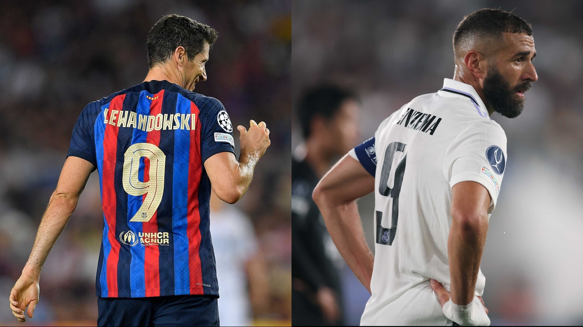 Lewandowski vs. Benzema: goles, títulos, comparativa y quién ha metido más  goles a Barcelona y Real Madrid