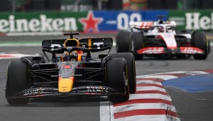 El monoplaza de Max Verstappen en el Gran Premio de México 2022.
