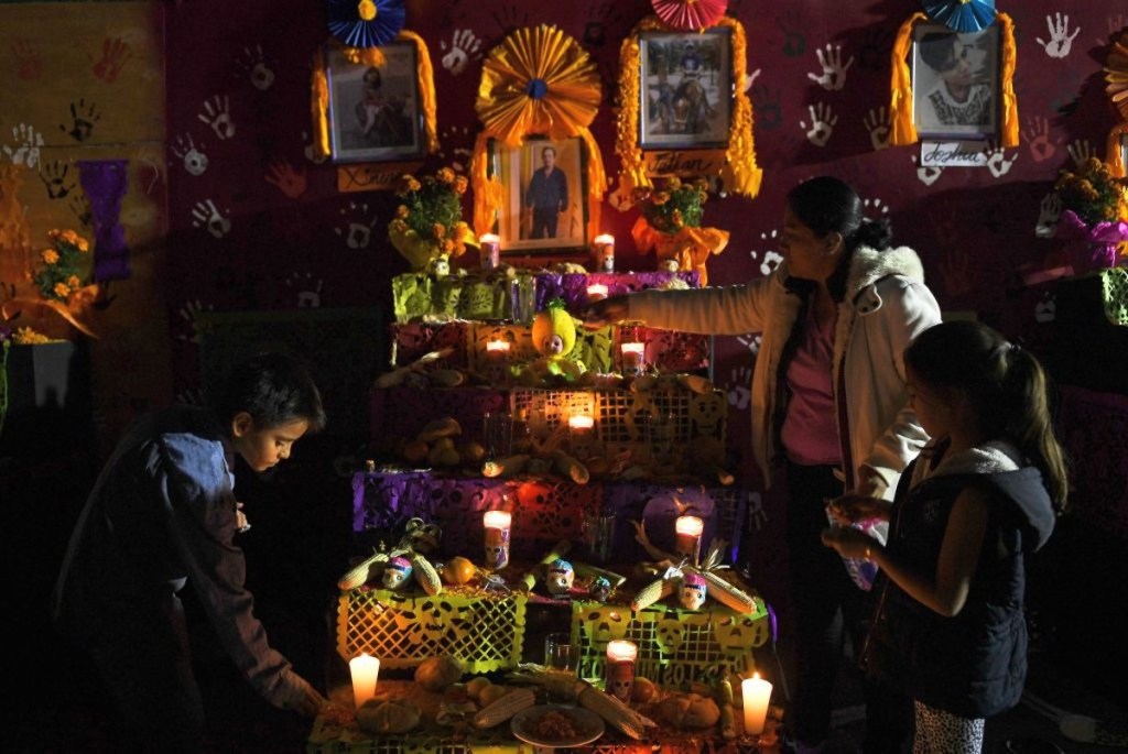 Day Of Offering Of The Dead Altar