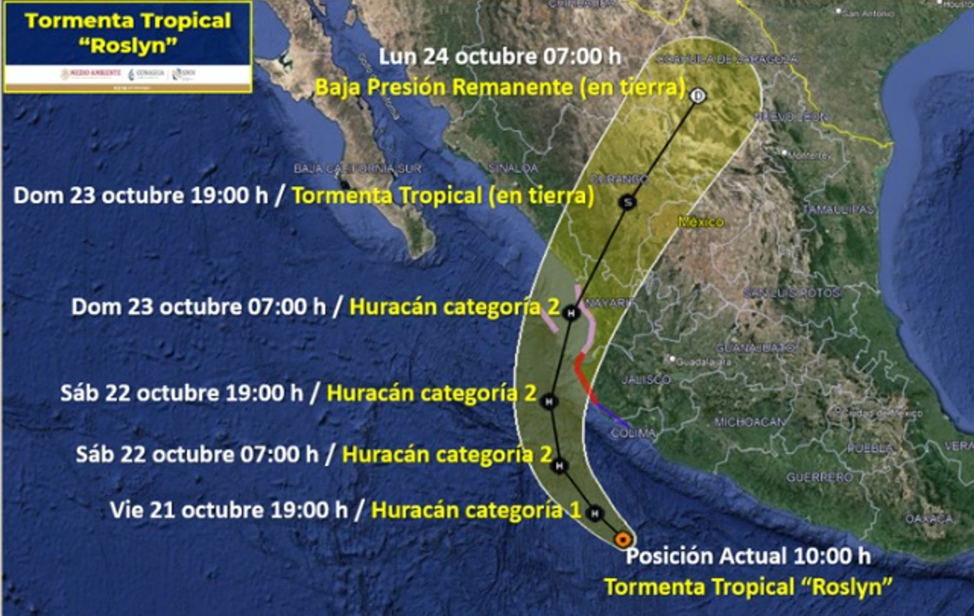 cu-l-es-la-trayectoria-de-la-tormenta-tropical-roslyn-hacia-d-nde-se