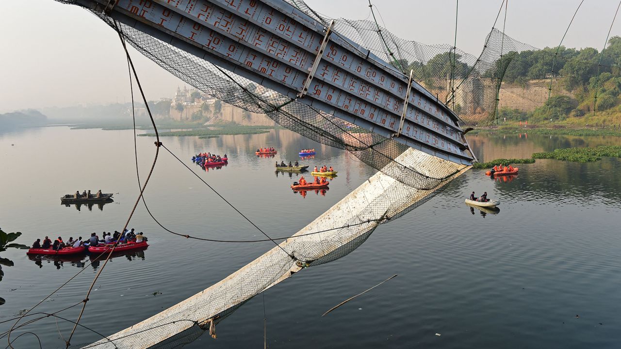 colapso puente india