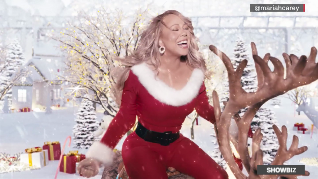 Christmas has arrived for Mariah Carey!