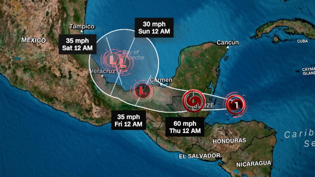Hurricane Lisa threatens Central America