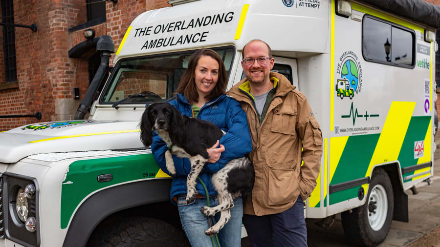 ambulancia perro viaje