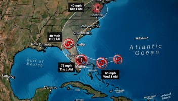 Más de 8 millones bajo alerta de huracán en Florida por Nicole