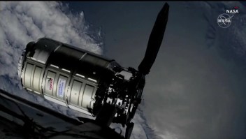 La nave de carga Cygnus llega a la Estación Espacial Internacional