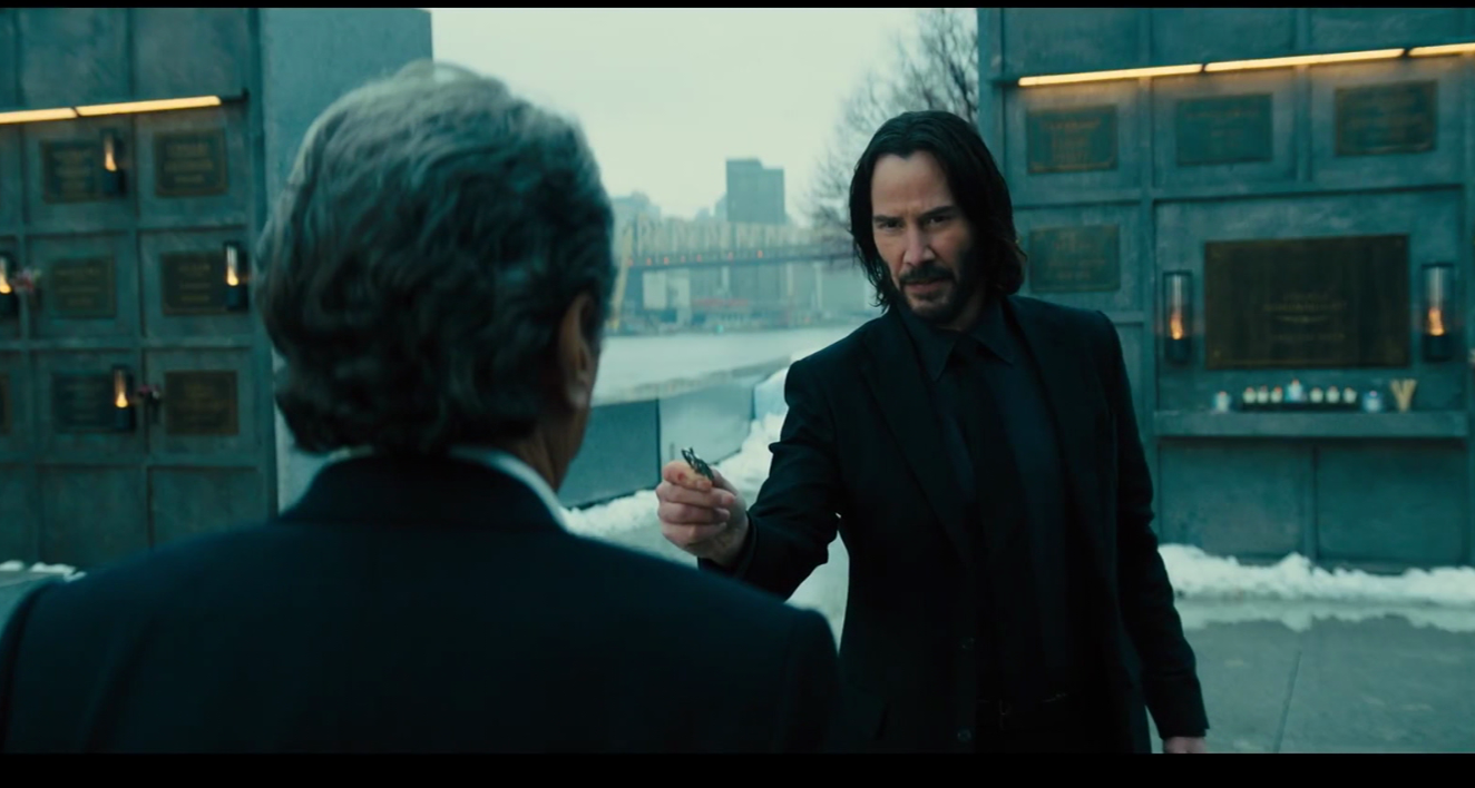 Keanu Reeves elimina todos seus oponentes no trailer de “John Wick