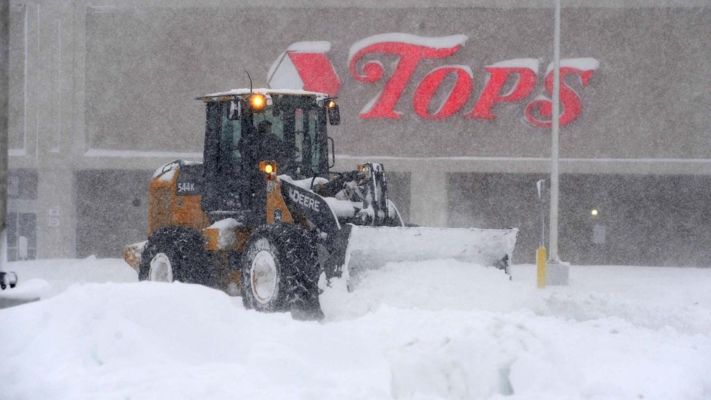 New York suffers from a strong storm and they urge caution with snow removal