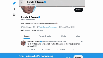 Los detalles de la reactivación de la cuenta de Trump en Twitter