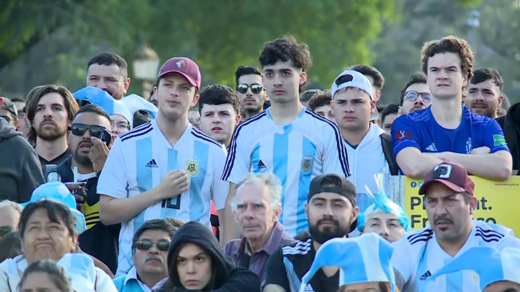 The reaction of the Argentines before the defeat with Saudi Arabia