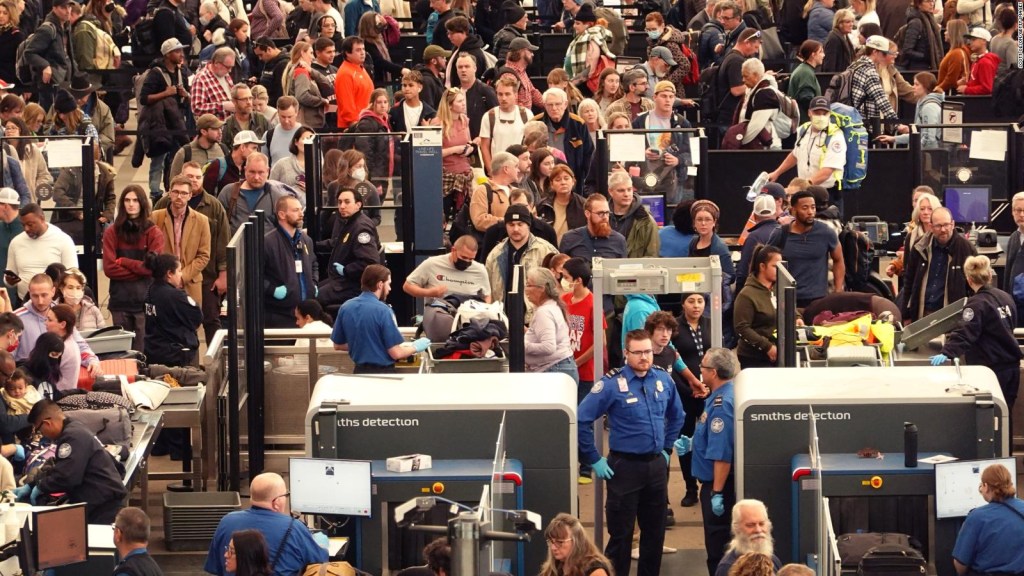 Fuerte congestión: reporte de vuelos retrasados ​​en Estados Unidos