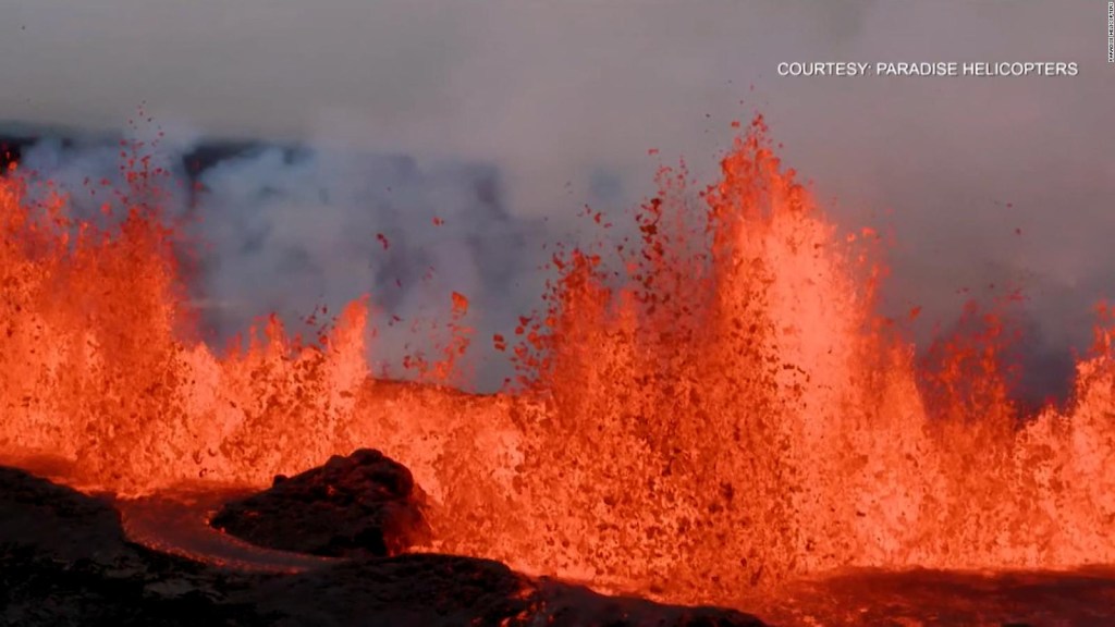 Impresionantes imágenes del volcán Mauna Loa en Hawái