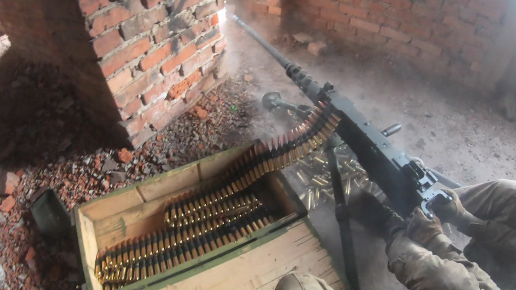 This is how an intense battle unfolds in western Ukraine