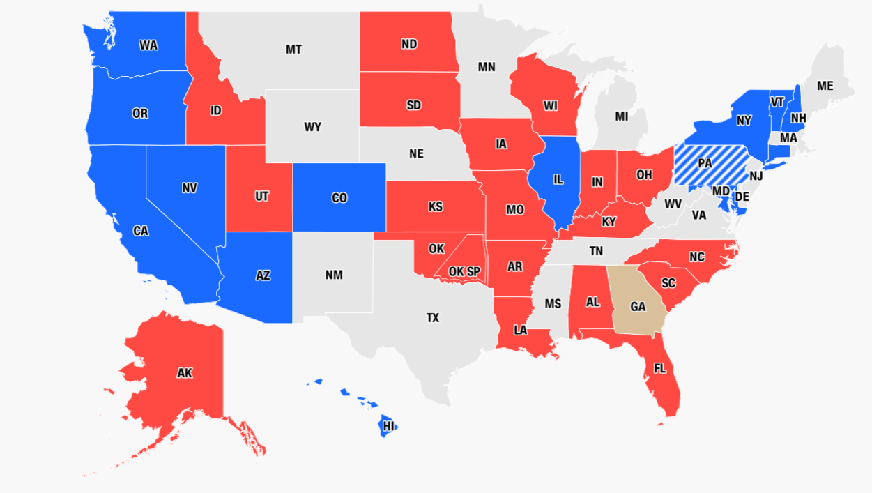 distrito Transición plantador Resumen y resultados de las elecciones intermedias en EE.UU.: así quedan  Senado, Cámara y gobernadores