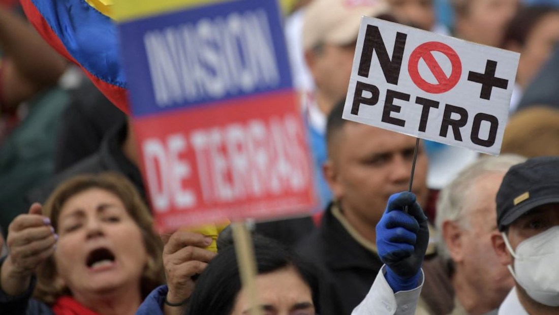 Oposición en Colombia convoca a la Marcha de la mayoría contra Gustavo Petro