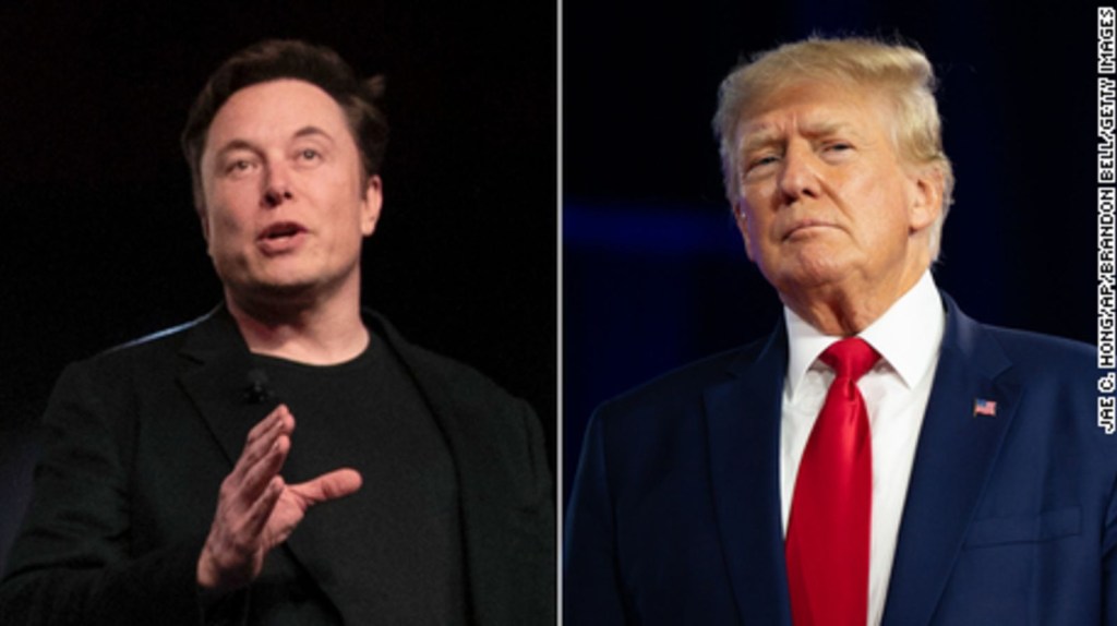 Elon Musk y Donald Trump.