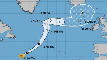 El huracán Martin se suma a Lisa en el Atlántico