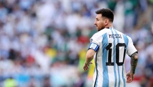 Después de una sorpresa ante Arabia Saudita, Messi anotó el primer gol de la victoria de Argentina sobre México por 2-0. (Crédito: Richard Heathcote/Getty Images)