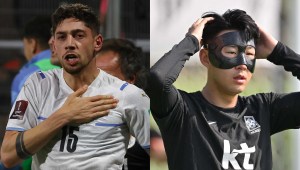 Federico Valverde y Heung-min Son, estrellas de Uruguay y Corea del Sur, respectivamente. (Crédito: imagen creada con fotos de Getty Images)