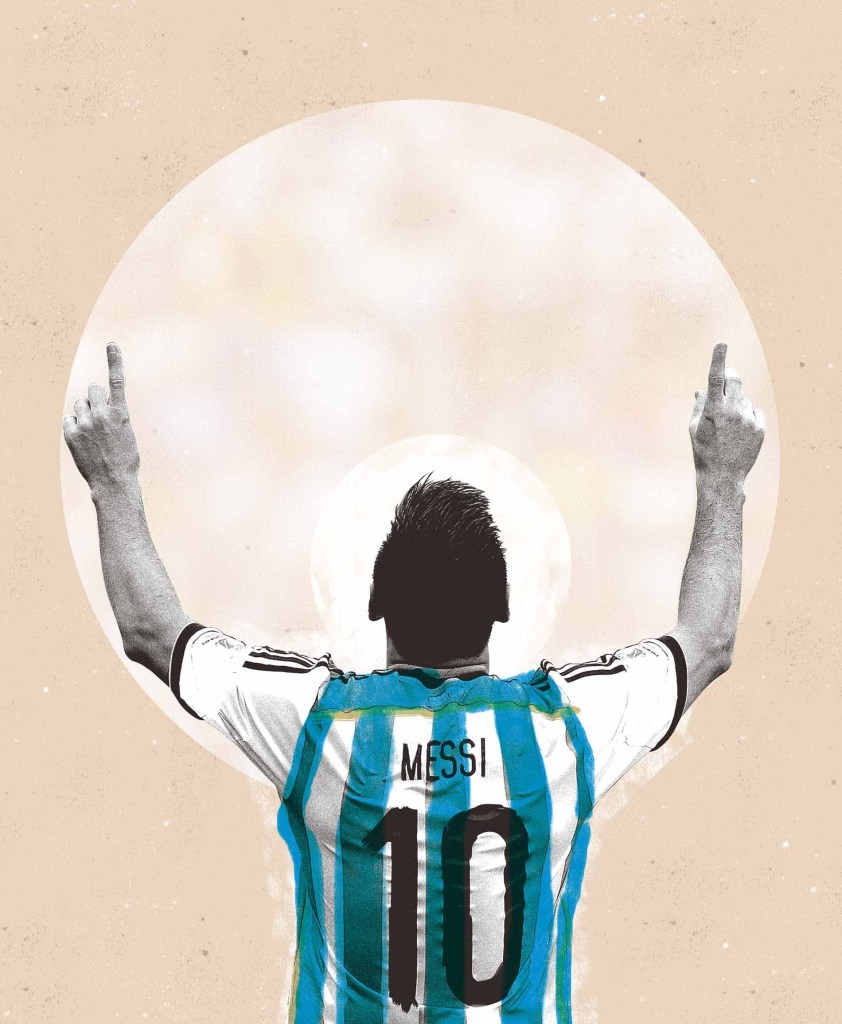 11 grandes de los Mundiales: Lionel Messi. (Crédito: Nate Kitch)
