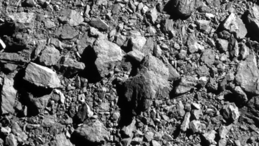 La superficie rocosa de Dimorphos fue lo último que vio la nave espacial de la misión DART antes de estrellarse contra el asteroide.