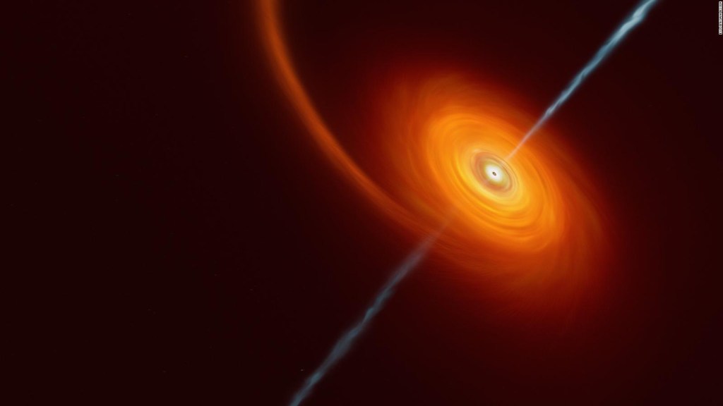 The black hole provides clues as to how they are fed