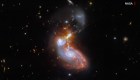 Telescopio Webb retrata dos galaxias fusionándose