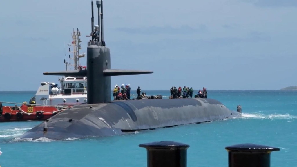 EE.UU.  envió submarino lanzamisiles balísticos a isla Diego García