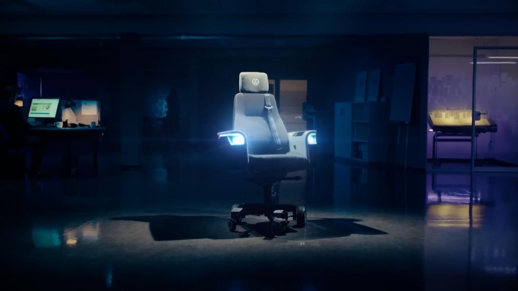 Mira la silla de oficina de Volkswagen con más comodidades que sus autos