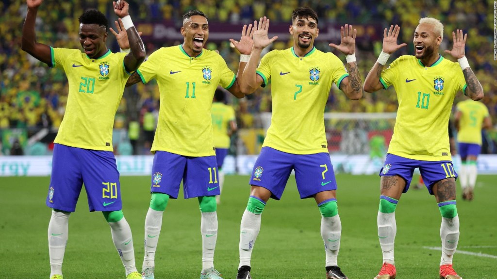Brasil, a puro baile, a cuartos de final del Mundial