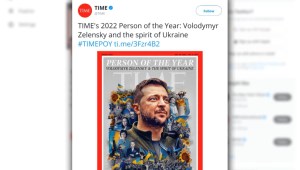 Volodymyr Zelensky es nombrado persona del año de la revista TIME