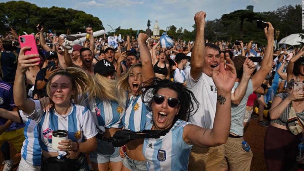 Jubilation for Argentina's qualification to the semifinals in Qatar 2022