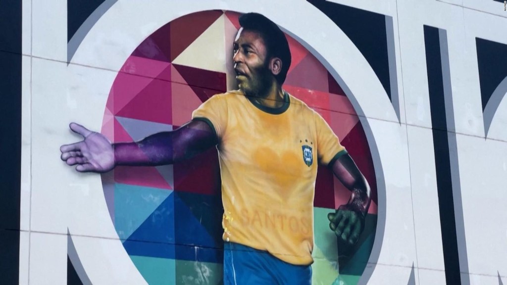 El homenaje de un artista brasileño a Pelé