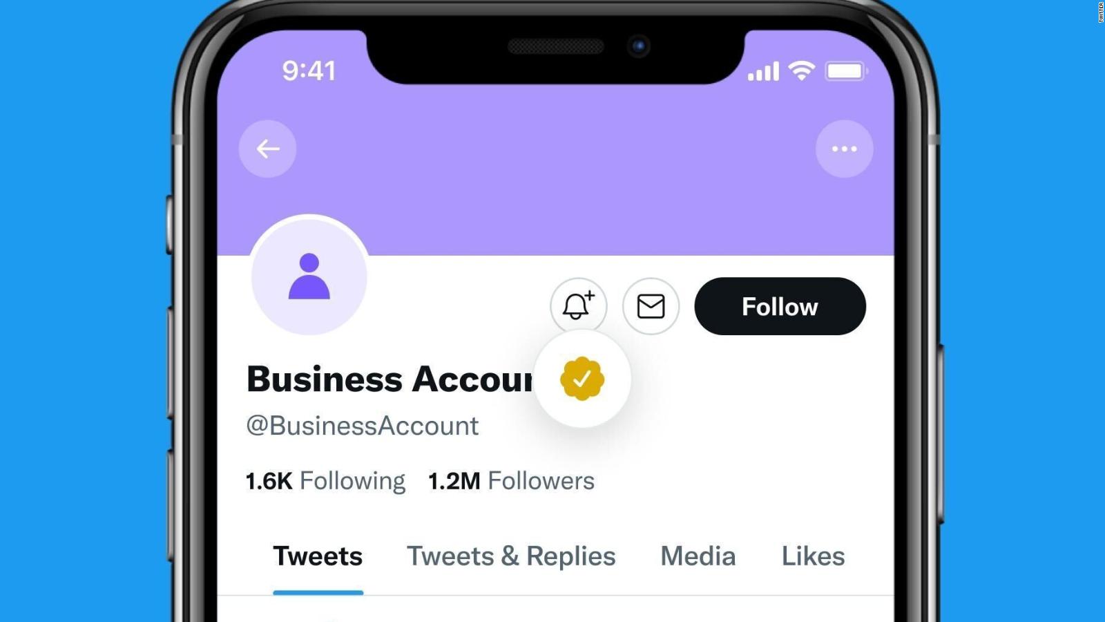 Twitter agrega nombres de marca con nuevos colores para cuentas verificadas