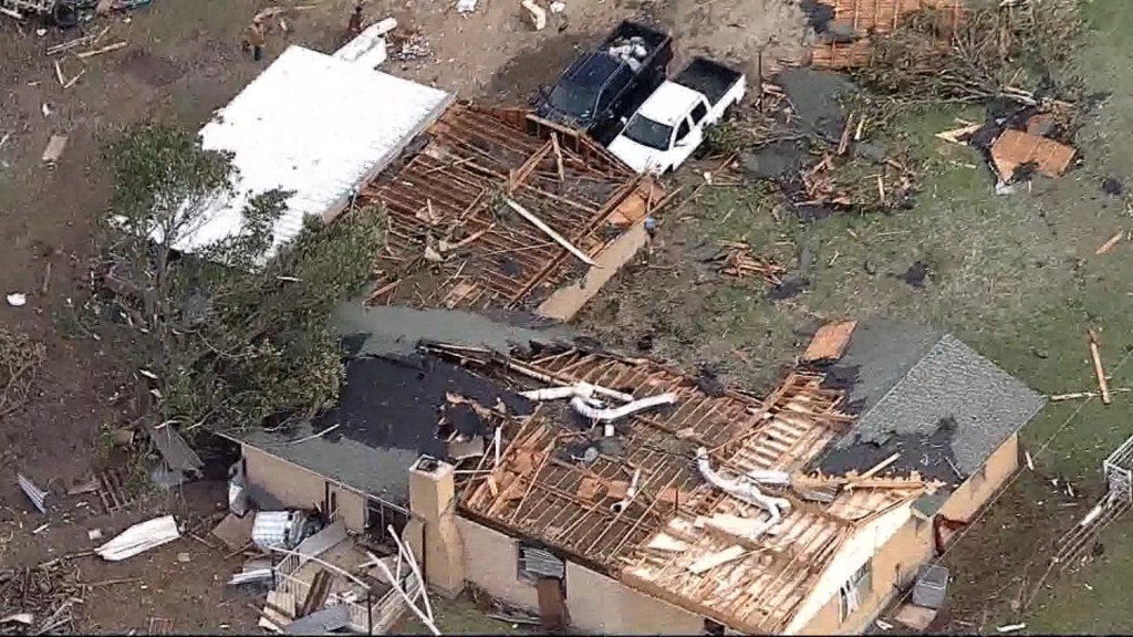 Así fue la destrucción que dejó una fuerte tormenta en Texas