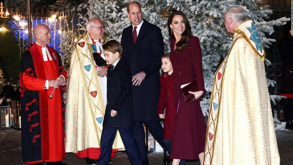 The Princes of Wales attend the Christmas Carols concert