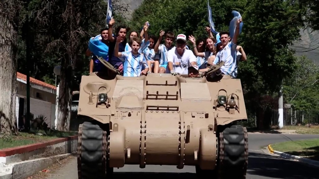 La singular fiesta de las hynchas argentinas tras el triunfo de Argentina
