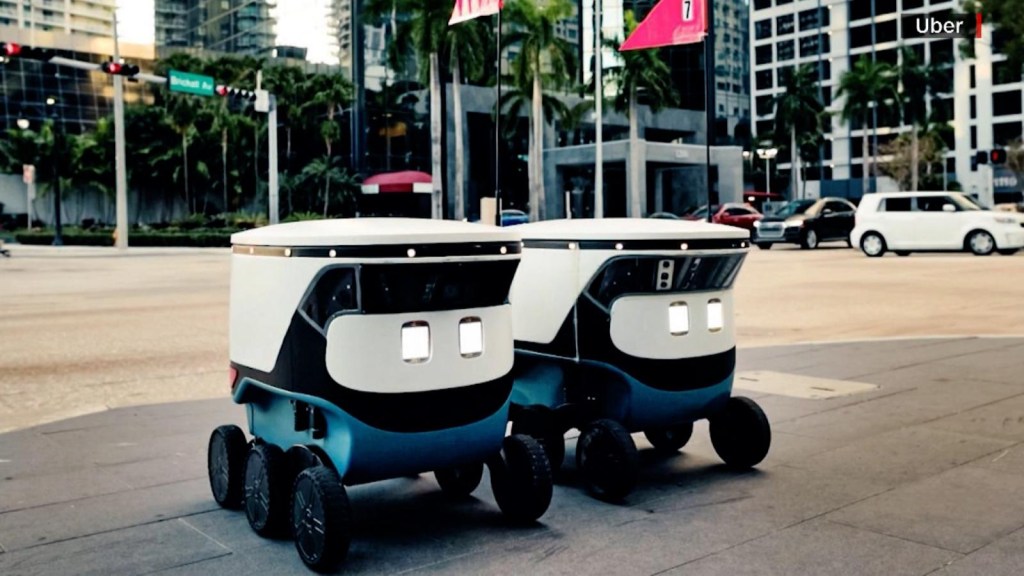 Uber Eats lanza servicio de entrega robótica en Miami